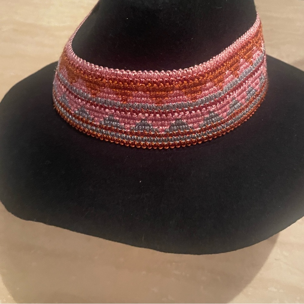Festival Boho Hat by The Hats Company Wide Brim Filippo Catarzi Made in Italy - Picture 10 of 11